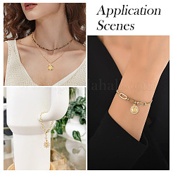 10Pcs 5 Styles Brass Micro Pave Cubic Zirconia Pendants&nbsp;KK-TA0002-40