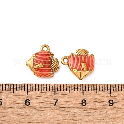 304 Stainless Steel Enamel Pendants&nbsp;STAS-Q363-01C-G