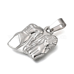 304 Stainless Steel Pendants&nbsp;STAS-G400-07P