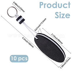 10Pcs Iron Plastic Keychains&nbsp;KEYC-GF0001-27A