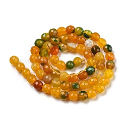 Natural Striped Agate/Banded Agate Beads Strands&nbsp;X-G-E469-02-6mm