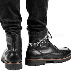 4Pcs 2 Styles Glass Rhinestone Boot Strap Chains&nbsp;HJEW-DR00217