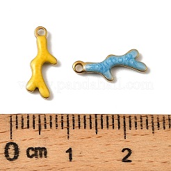 304 Stainless Steel Enamel Charms&nbsp;STAS-P405-01H-G