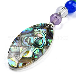 Abalone Shell/Paua Shell Keychain&nbsp;KEYC-Z002-01E-P
