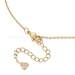 Brass Micro Pave Clear Cubic Zirconia Tortoise Pendant 304 Stainless Steel Cable Chain Necklaces for Women&nbsp;NJEW-JN05903-01