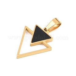 304 Stainless Steel Enamel Pendants&nbsp;STAS-B137-03G