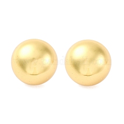 Half Round 304 Stainless Steel Stud Earrings&nbsp;EJEW-A125-80F-G