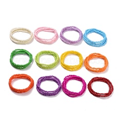 12Pcs 12 Colors Jewelry Waist Beads&nbsp;NJEW-C00023