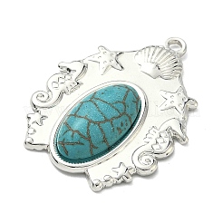 Dyed Synthetic Turquoise Pendants&nbsp;LS-STAS-G374-05S-13