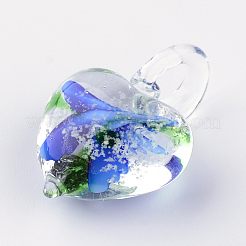 Handmade Luminous Lampwork Pendants&nbsp;X-LAMP-R136-03A