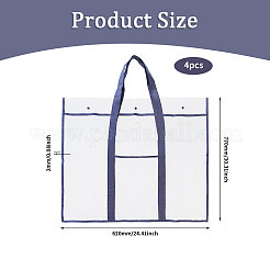 Transparent PVC Storage Bag&nbsp;ABAG-WH0044-91C