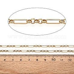 304 Stainless Steel Rectangle Link Chains&nbsp;CHS-Q009-16B-G