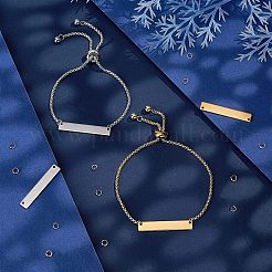 DIY Rectangle Link Slider Bracelet Making Kit&nbsp;STAS-UN0039-29