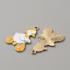 Alloy Enamel Pendants&nbsp;ENAM-CJC0015-15C