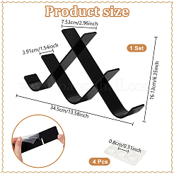 2Pcs Acrylic Hockey Puck Holder&nbsp;AJEW-WH0817-024B-02