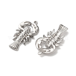 304 Stainless Steel Pendants&nbsp;STAS-A124-02A-P