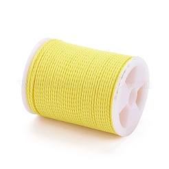 Round Waxed Polyester Cord&nbsp;YC-G006-01-1.0mm-04