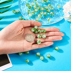 50Pcs Handmade Sand Lampwork Beads&nbsp;LAMP-TA0001-60B