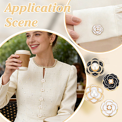8Pcs 4 Styles Alloy Cufflinks&nbsp;HJEW-PH02558