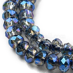 Electroplate Glass Beads Strands&nbsp;EGLA-F149-FR-07