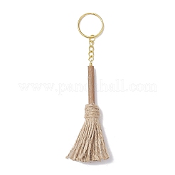 Wood & Jute Cord Keychains&nbsp;KEYC-JKC01313