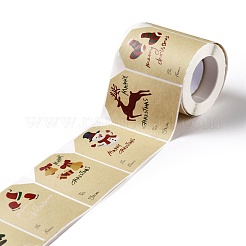 Christmas Themed Polygon Roll Stickers&nbsp;DIY-B045-07