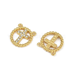 304 Stainless Steel Crystal Rhinestone Pendants&nbsp;STAS-L290-24G