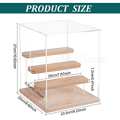 Assembled Acrylic Model Toy Display Box&nbsp;ODIS-WH0029-42