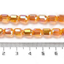 Electroplate Glass Beads Strands&nbsp;EGLA-D030-19D