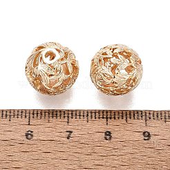 Brass Filigree Beads&nbsp;KK-ZX026-12G