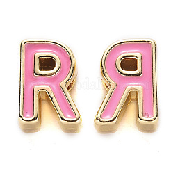 Rack Plating Alloy Enamel Beads&nbsp;ENAM-S122-033R-NR