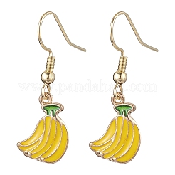 10 Pairs 10 Styles Fruit Alloy Enamel Dangle Earrings for Women&nbsp;EJEW-JE05905