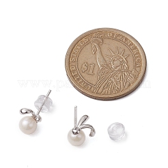 Natural Pearl Ear Studs&nbsp;EJEW-P286-39P