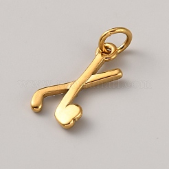 Sports 304 Stainless Steel Rhinestone Pendants&nbsp;STAS-WH0001-49G