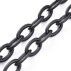 Personalized ABS Plastic Cable Chain Necklaces&nbsp;NJEW-JN02850