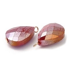 Imitation Jade Glass Pendants&nbsp;KK-Q777-02G-06