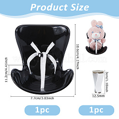1Set Plastic Chair Display Ornaments&nbsp;DJEW-DC0001-14A