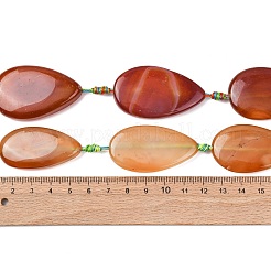 Natural Banded Agate Beads Strands&nbsp;G-F825-E01-01