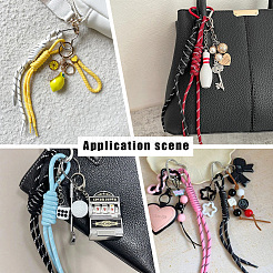 12Pcs 12 Colors Nylon Pendant Decorations for Bag Ornaments&nbsp;AJEW-SC0031-93