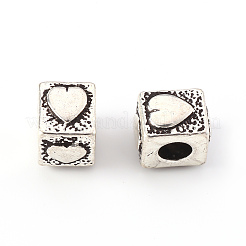 Alloy European Beads&nbsp;TIBE-S319-141AS-RS