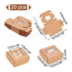 Square Paper Folding Gift Boxes&nbsp;LS-CON-WH0094-46B-01