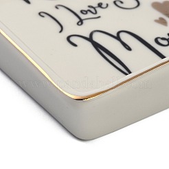 Porcelain Jewelry Holder Tray&nbsp;AJEW-G032-01B