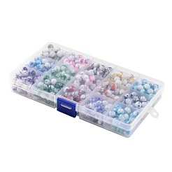 Baking Paint Drawbench Glass Beads&nbsp;DIY-X0273-01