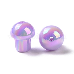 UV Plating Rainbow Iridescent Opaque Acrylic Beads&nbsp;LS-OACR-C010-07A