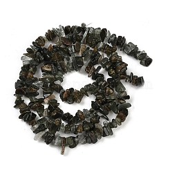 Natural Green Rutilated Quartz Beads Strands&nbsp;G-Q060-C03