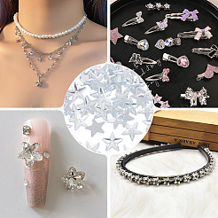 100Pcs Acrylic Rhinestone Cabochons&nbsp;OACR-CY0001-01