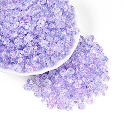 Baking Paint Transparent Glass Beads&nbsp;DGLA-T004-07F