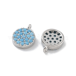 Rack Plating Brass Micro Pave Cubic Zirconia Charms&nbsp;KK-G515-27P