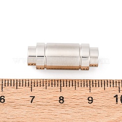 304 Stainless Steel Magnetic Clasps&nbsp;STAS-A117-08P