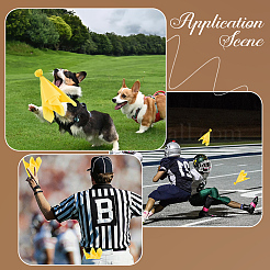 8Pcs Polyester Penalty Flag&nbsp;AJEW-CN0007-93A